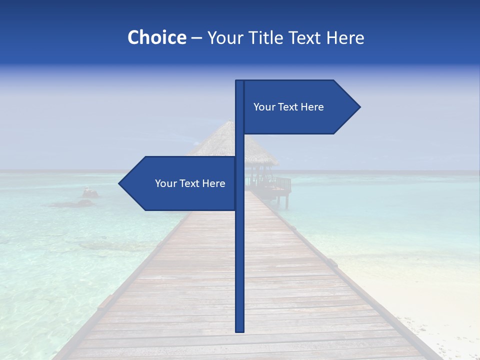 Atoll Maldives Isolated PowerPoint Template