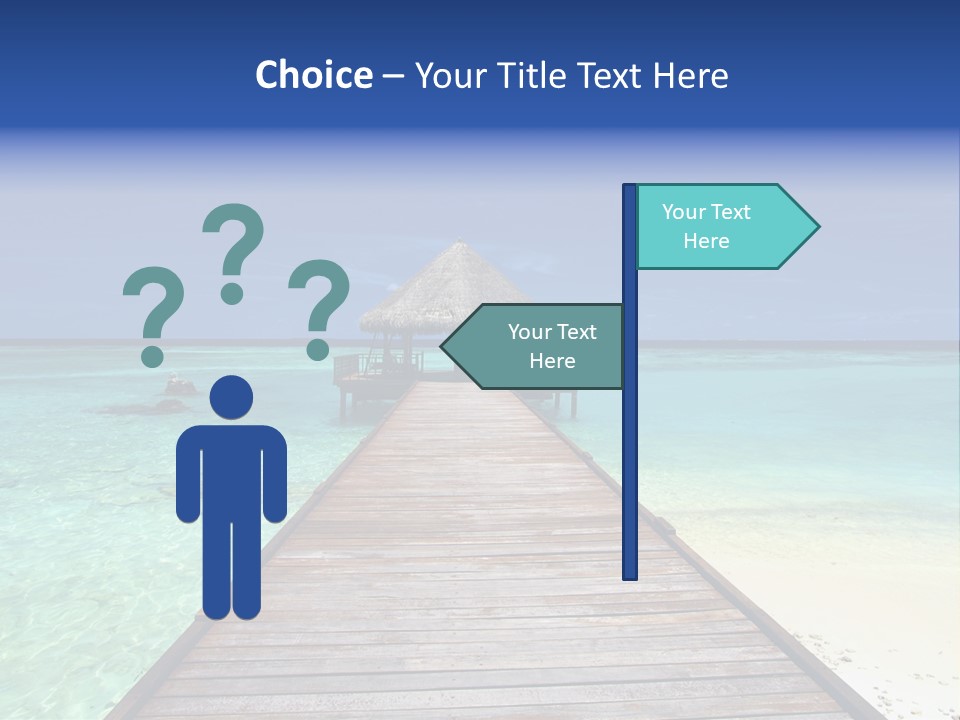 Atoll Maldives Isolated PowerPoint Template