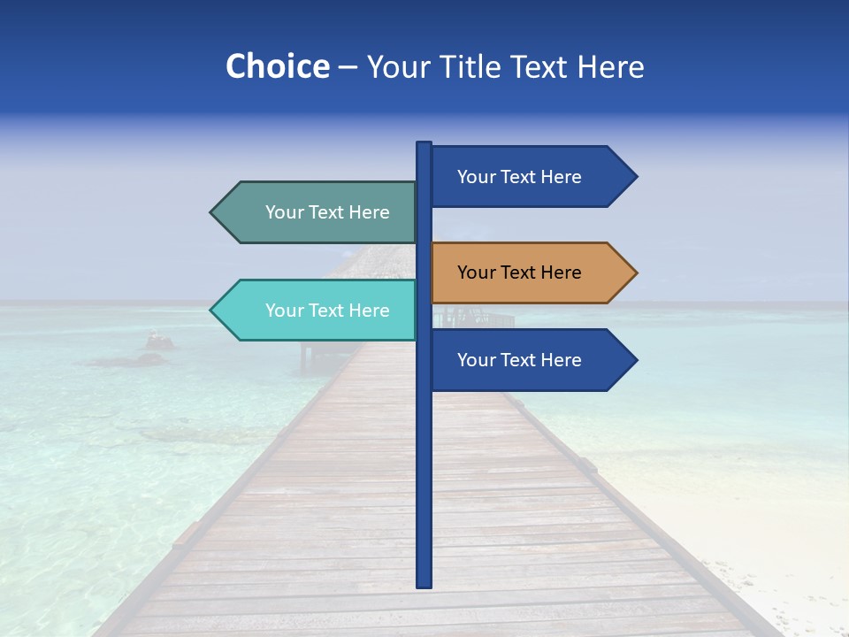 Atoll Maldives Isolated PowerPoint Template