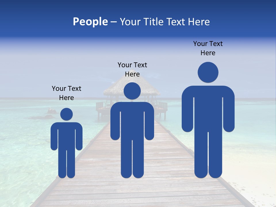 Atoll Maldives Isolated PowerPoint Template