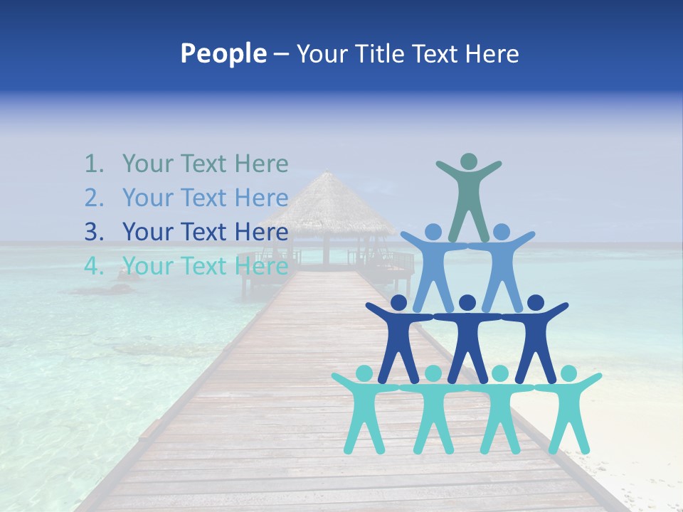 Atoll Maldives Isolated PowerPoint Template