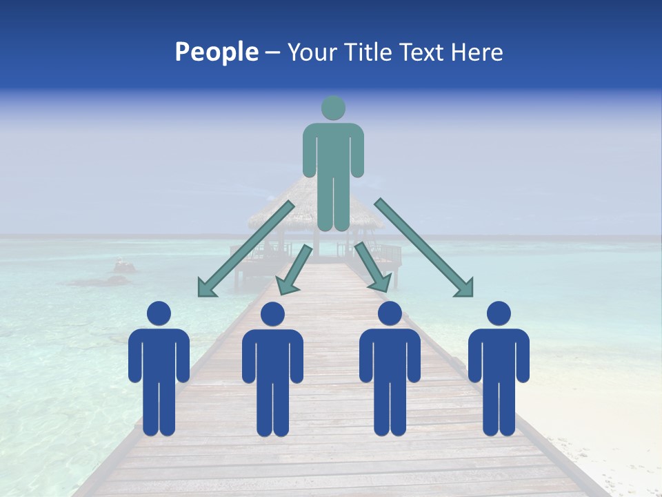 Atoll Maldives Isolated PowerPoint Template