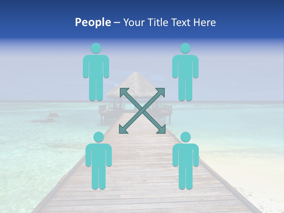 Atoll Maldives Isolated PowerPoint Template