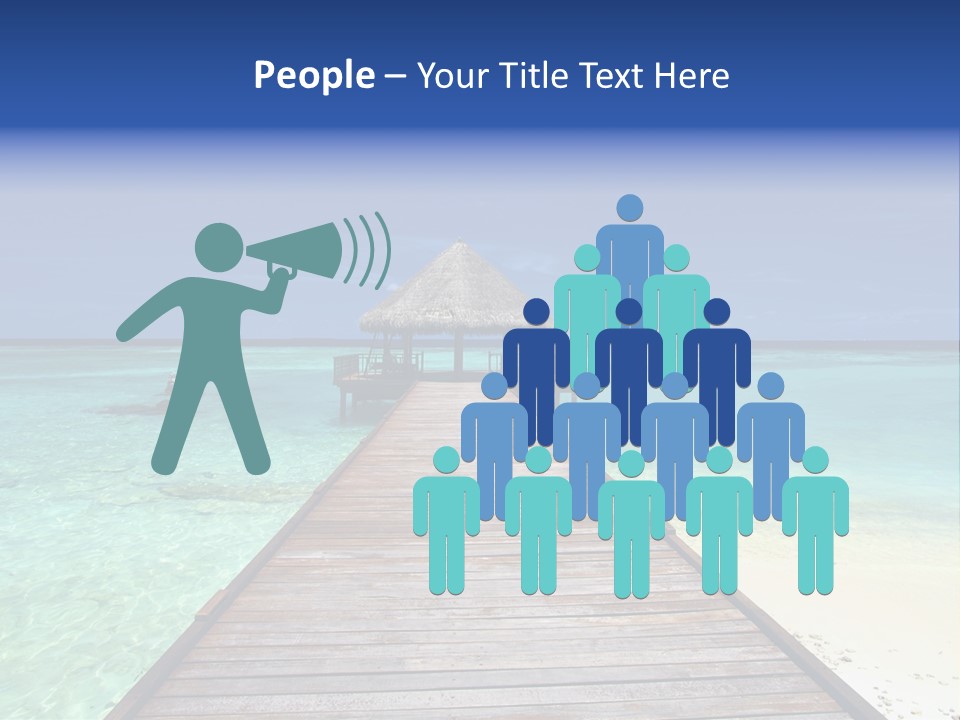 Atoll Maldives Isolated PowerPoint Template