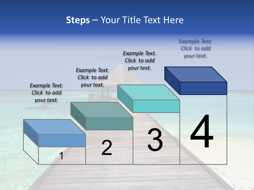 Atoll Maldives Isolated PowerPoint Template