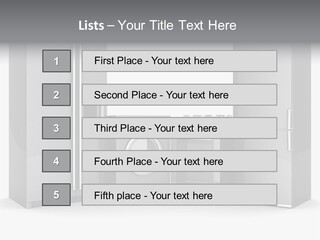 Timer Steam Steel PowerPoint Template