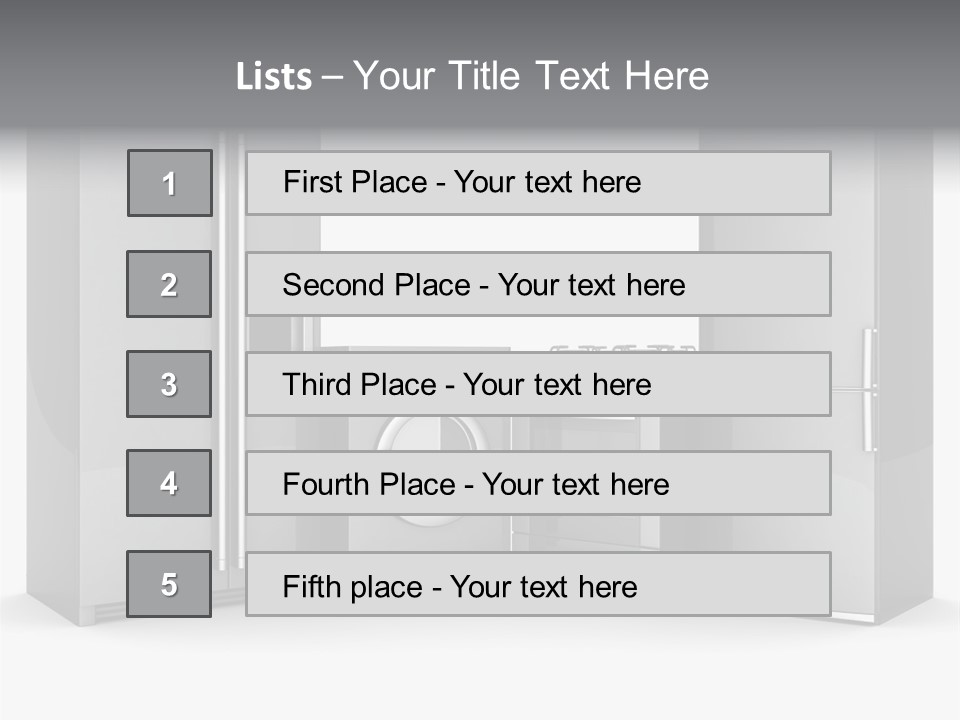 Timer Steam Steel PowerPoint Template