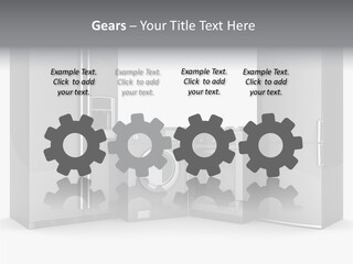 Timer Steam Steel PowerPoint Template