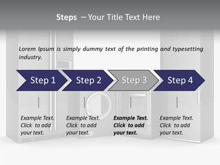 Timer Steam Steel PowerPoint Template