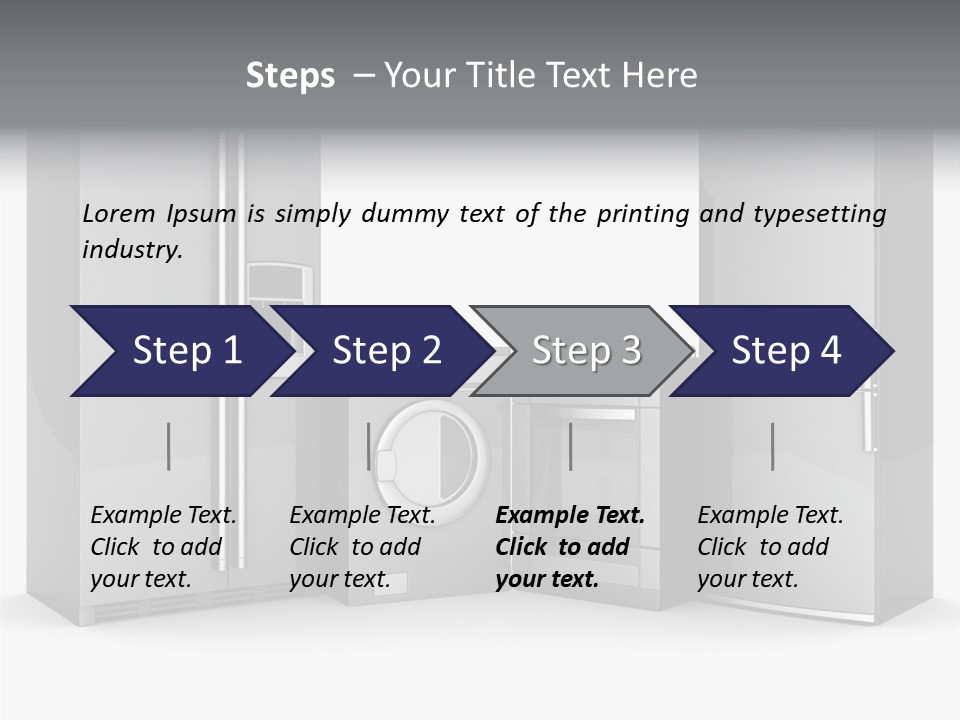 Timer Steam Steel PowerPoint Template