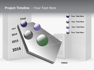 Timer Steam Steel PowerPoint Template