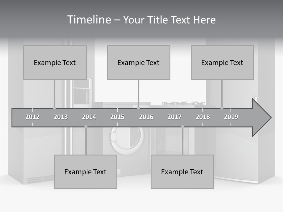 Timer Steam Steel PowerPoint Template