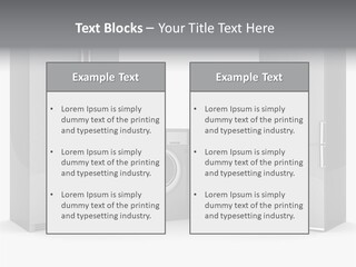 Timer Steam Steel PowerPoint Template