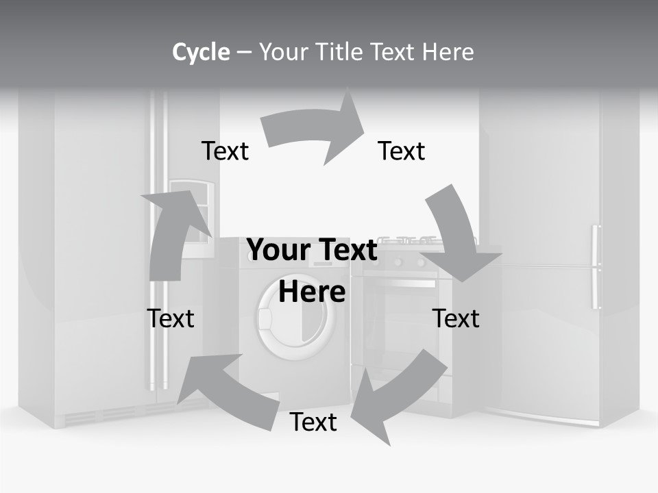 Timer Steam Steel PowerPoint Template