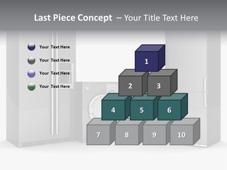 Timer Steam Steel PowerPoint Template