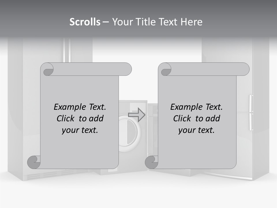 Timer Steam Steel PowerPoint Template