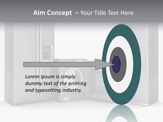 Timer Steam Steel PowerPoint Template