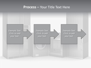 Timer Steam Steel PowerPoint Template