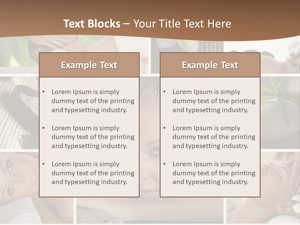 People Wellness Stone PowerPoint Template