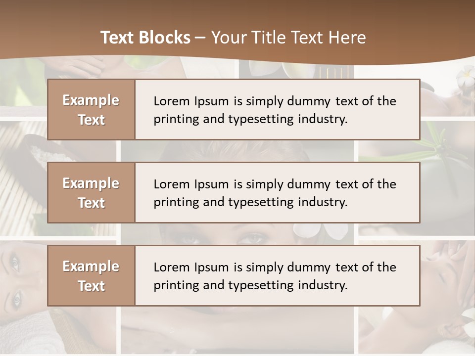 People Wellness Stone PowerPoint Template