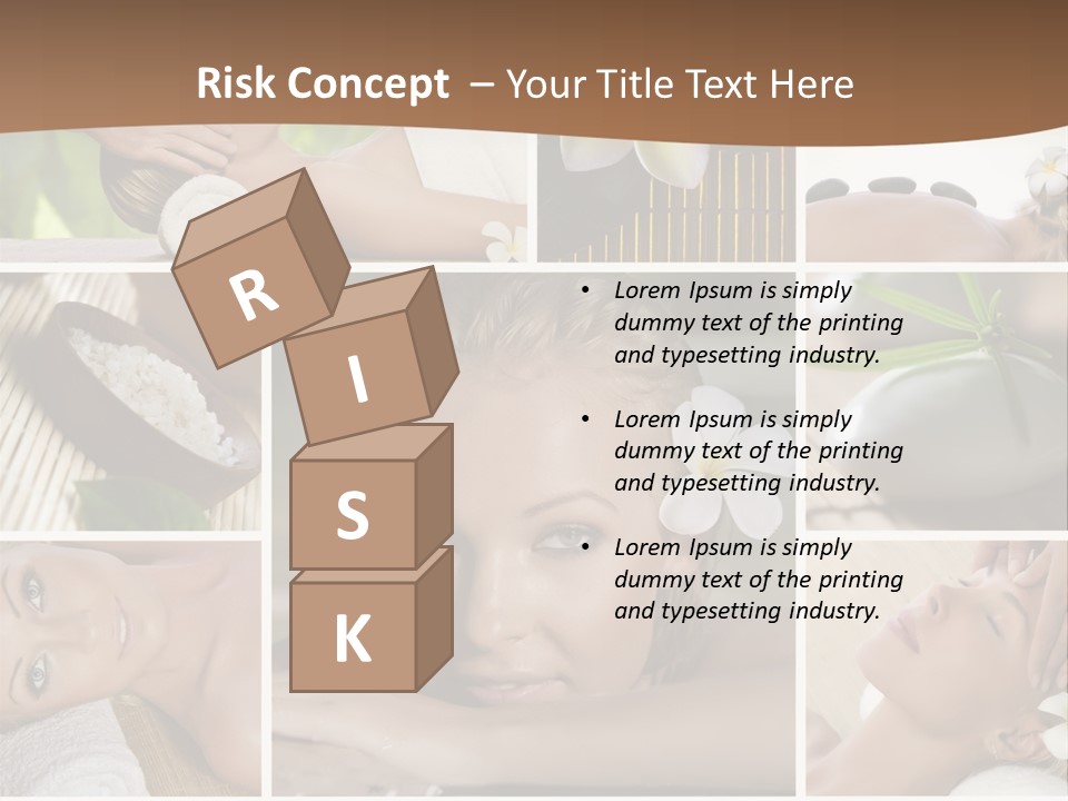 People Wellness Stone PowerPoint Template