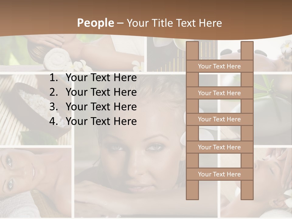People Wellness Stone PowerPoint Template