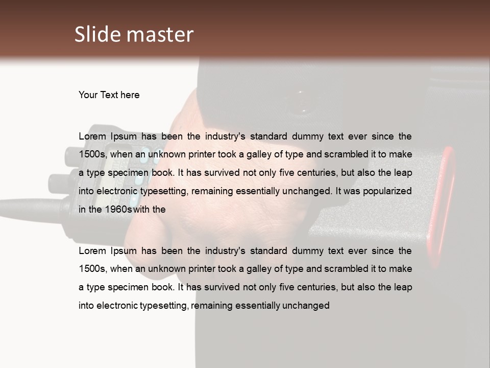 Officer Safety Terrorism PowerPoint Template