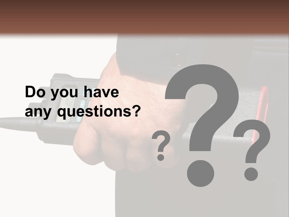 Officer Safety Terrorism PowerPoint Template