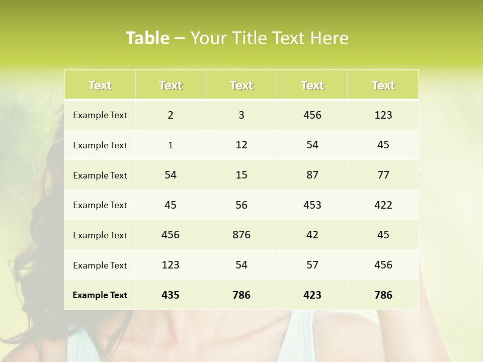 A Woman Drinking Water From A Plastic Bottle PowerPoint Template