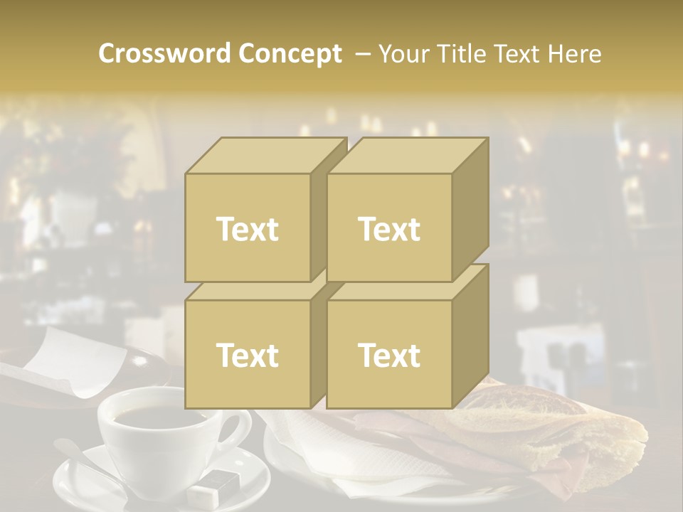 Color Cooking Brown PowerPoint Template