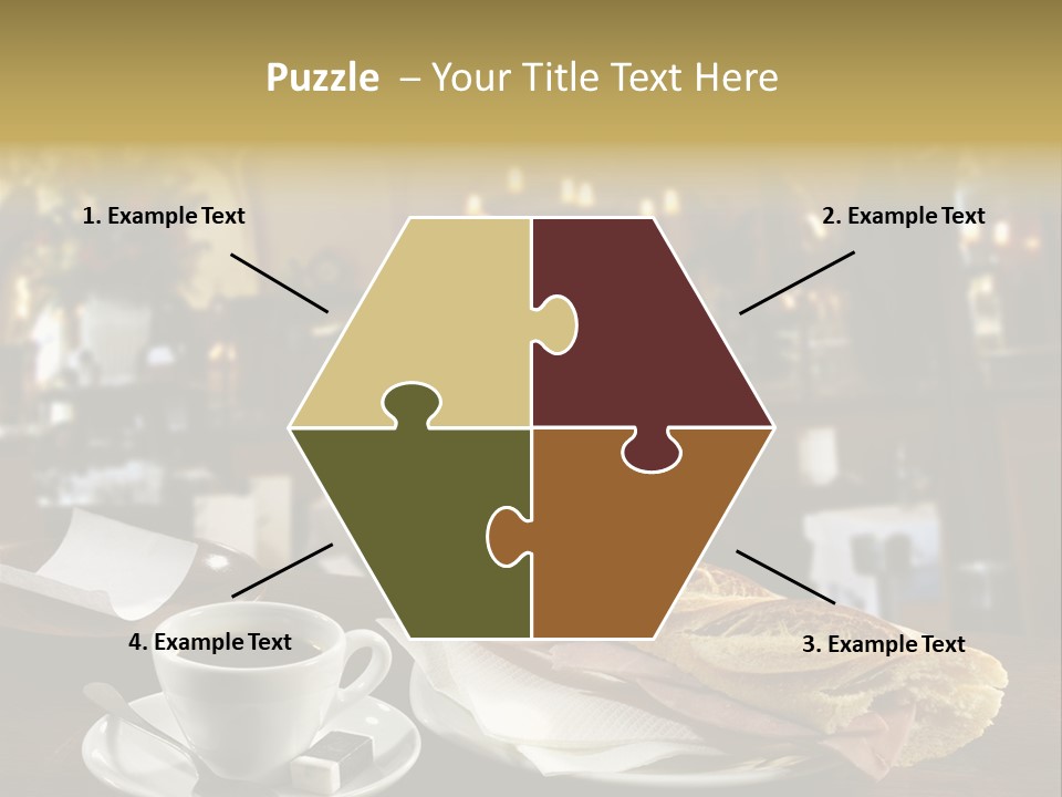 Color Cooking Brown PowerPoint Template