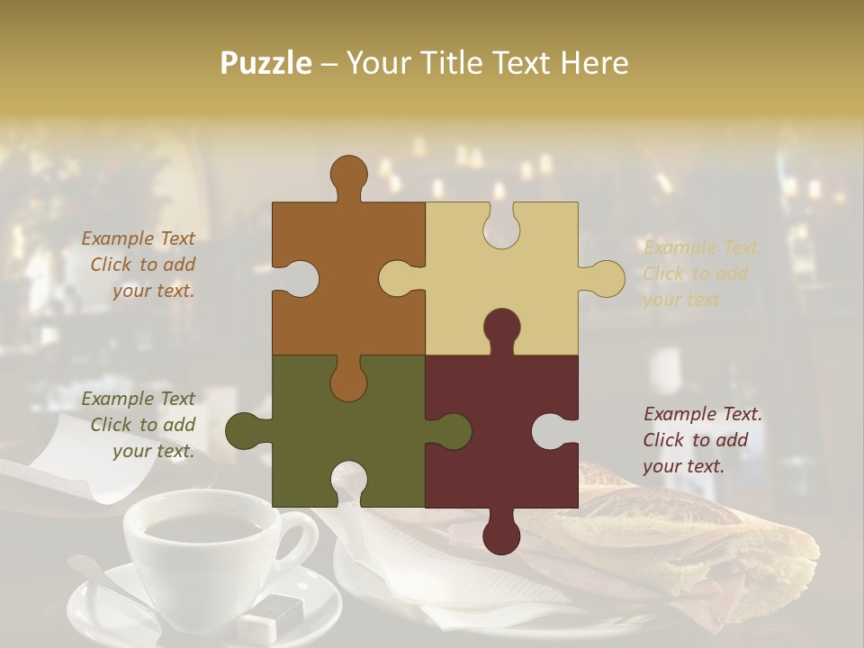 Color Cooking Brown PowerPoint Template