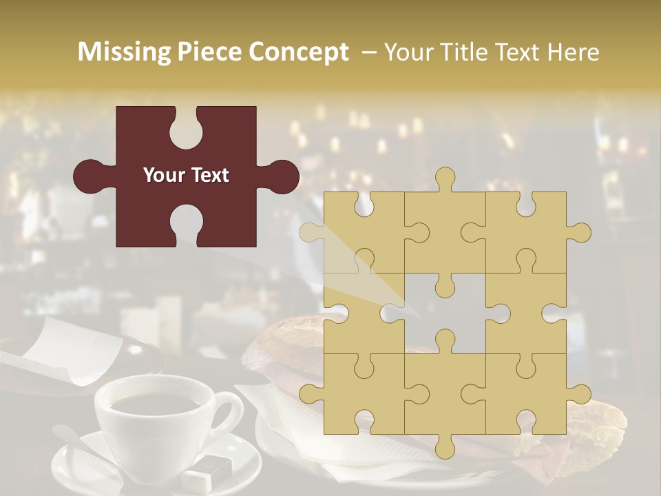 Color Cooking Brown PowerPoint Template