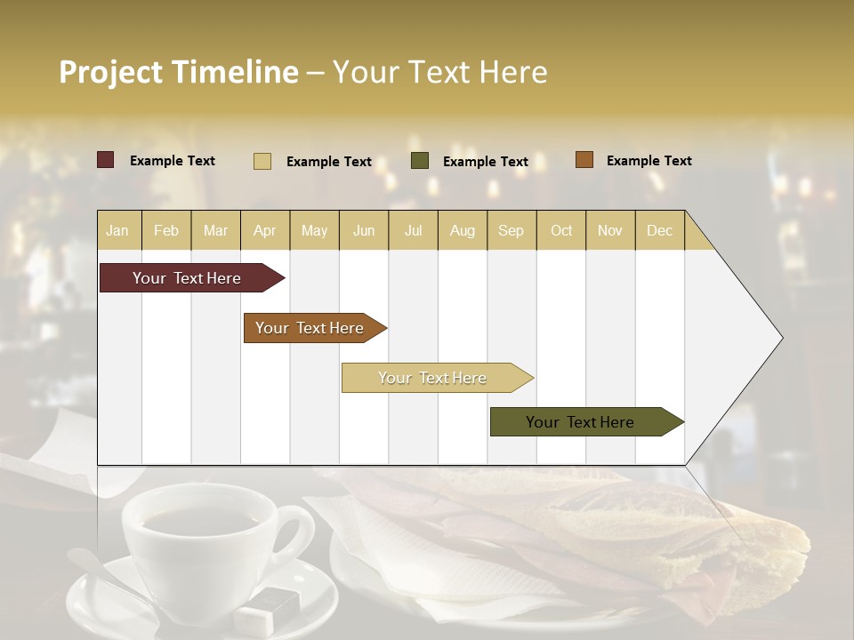 Color Cooking Brown PowerPoint Template