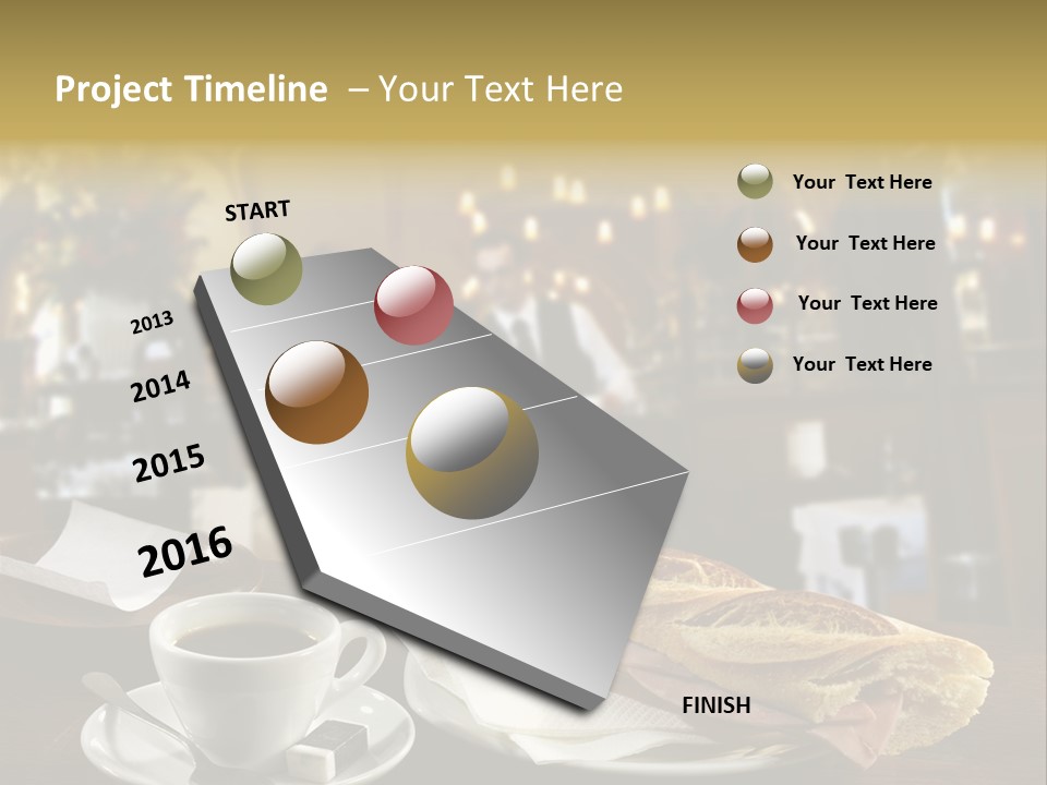 Color Cooking Brown PowerPoint Template