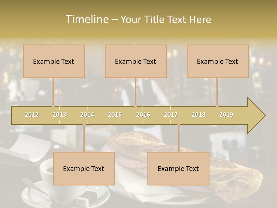Color Cooking Brown PowerPoint Template