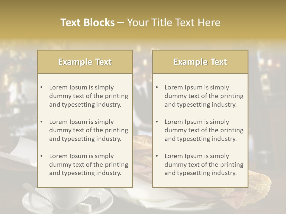 Color Cooking Brown PowerPoint Template