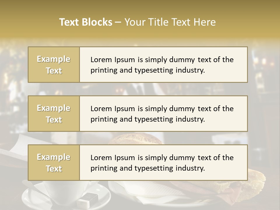 Color Cooking Brown PowerPoint Template