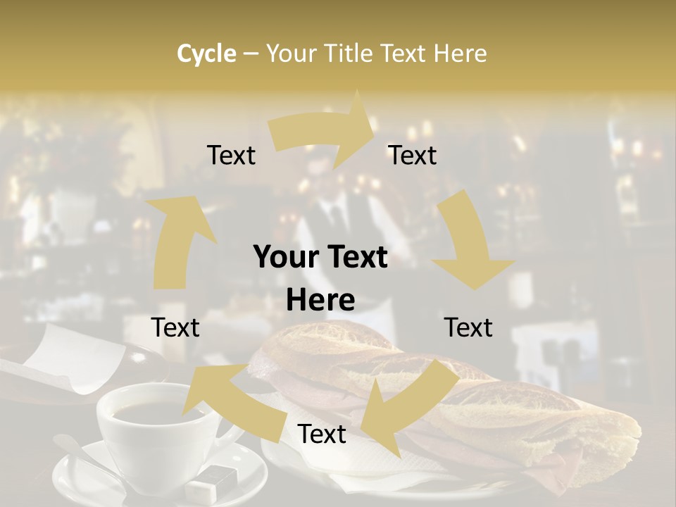 Color Cooking Brown PowerPoint Template