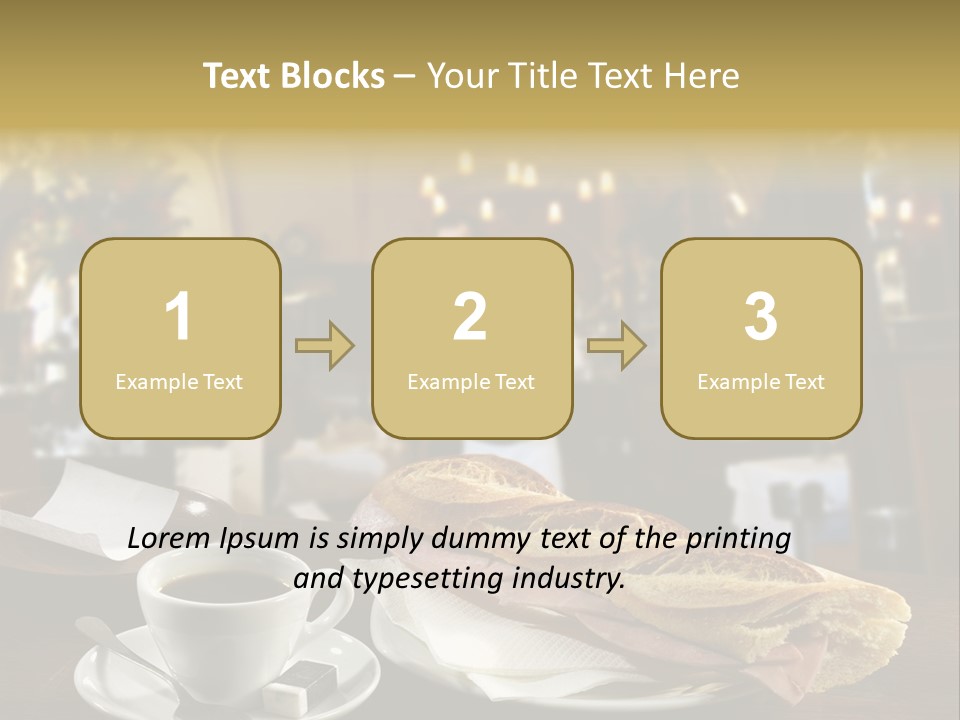 Color Cooking Brown PowerPoint Template