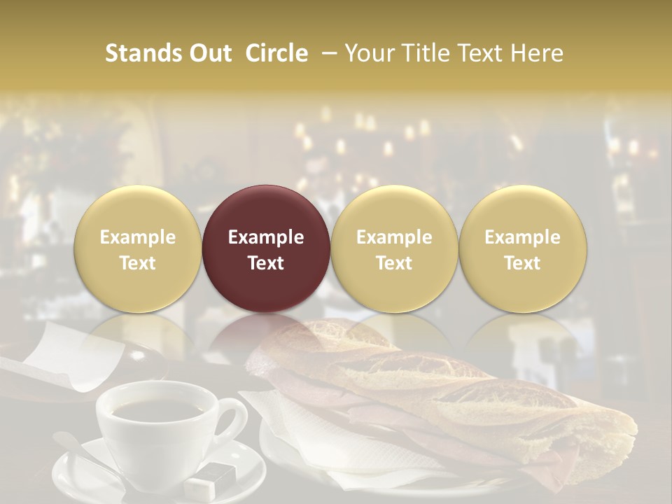 Color Cooking Brown PowerPoint Template