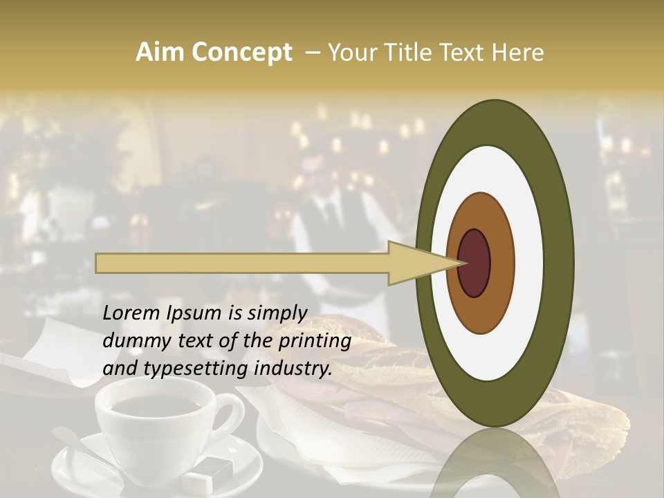 Color Cooking Brown PowerPoint Template