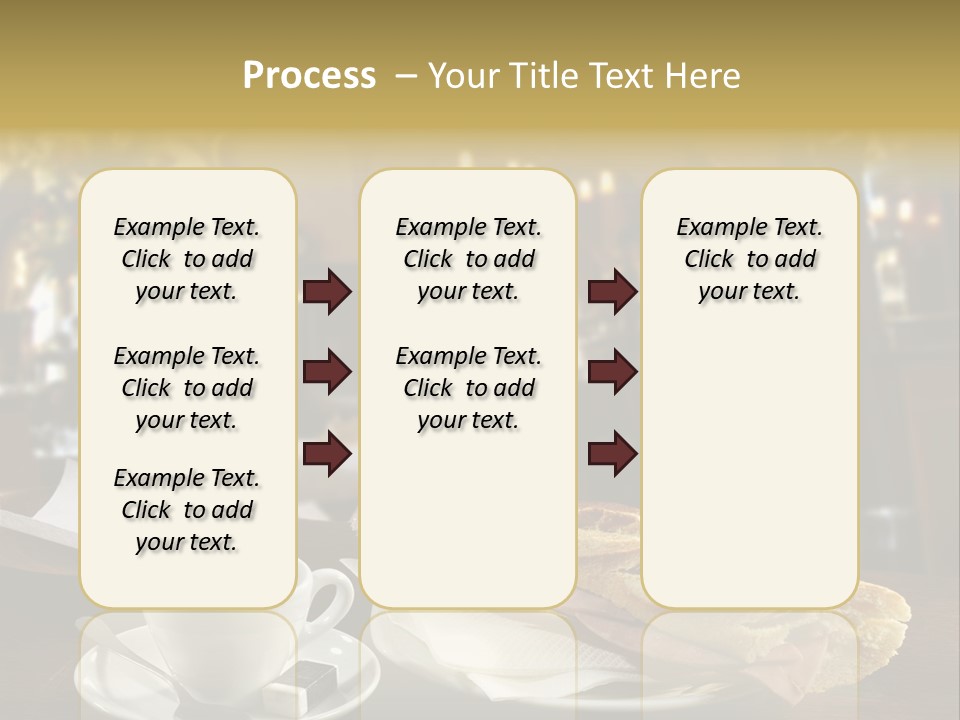 Color Cooking Brown PowerPoint Template