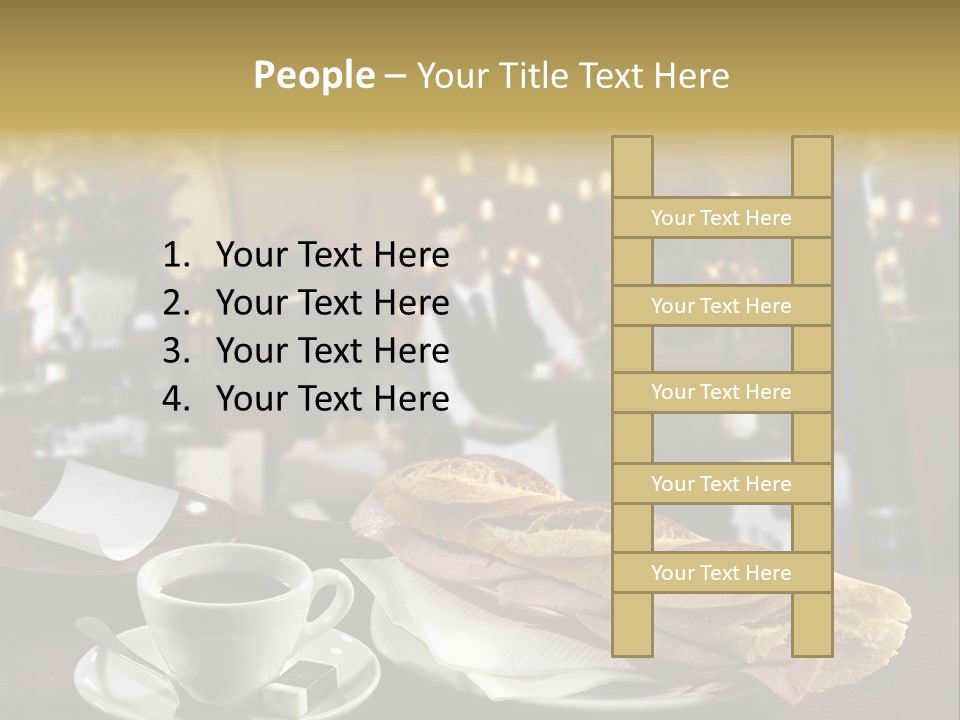 Color Cooking Brown PowerPoint Template