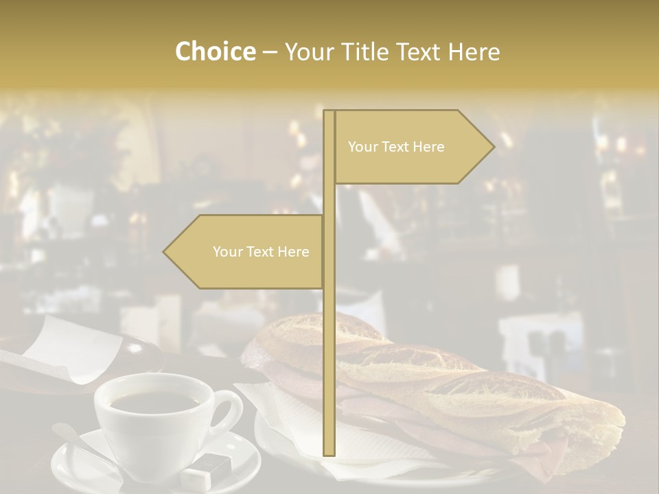 Color Cooking Brown PowerPoint Template