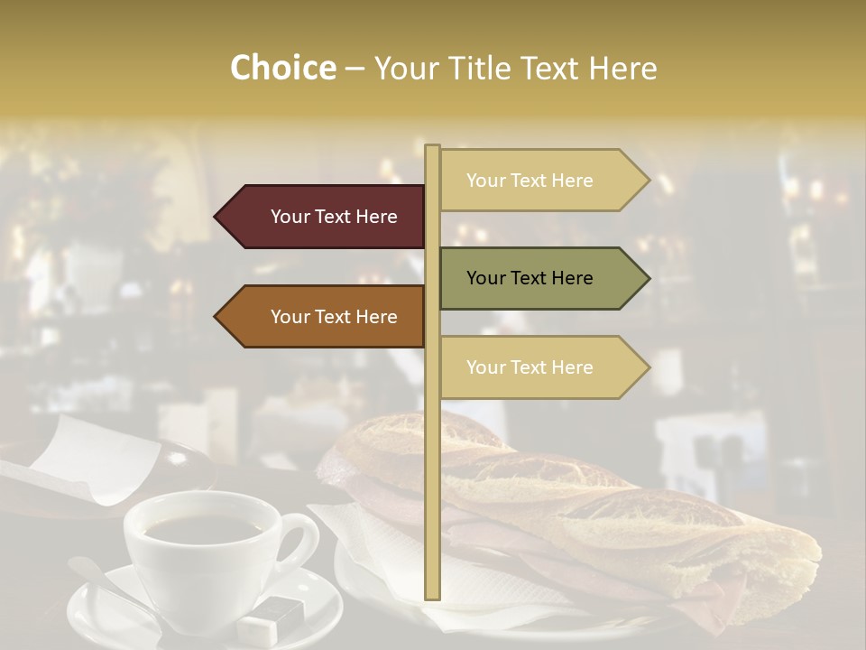 Color Cooking Brown PowerPoint Template