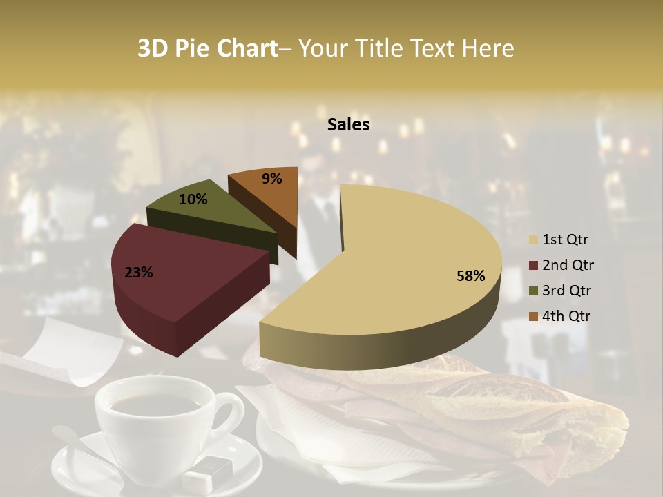 Color Cooking Brown PowerPoint Template