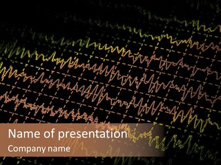 Exploration Voltage Brainwave PowerPoint Template