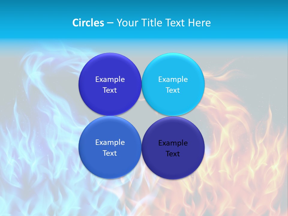 A Blue And Yellow Fire Dragon Powerpoint Presentation PowerPoint Template