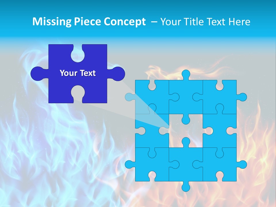 A Blue And Yellow Fire Dragon Powerpoint Presentation PowerPoint Template